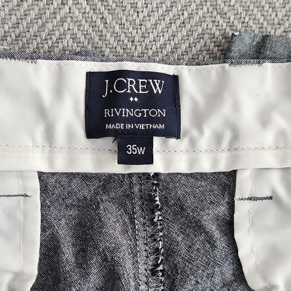 J Crew Shorts Men's Size 35W Gray 10" Inseam 100% Cotton Style 37202 Y2K Preppy - Picture 12 of 12